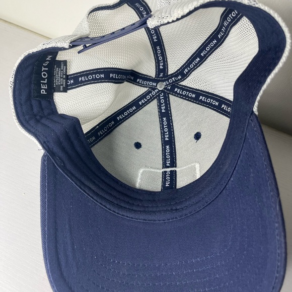 Peloton Dark Blue and White Cap - Picture 2 of 5